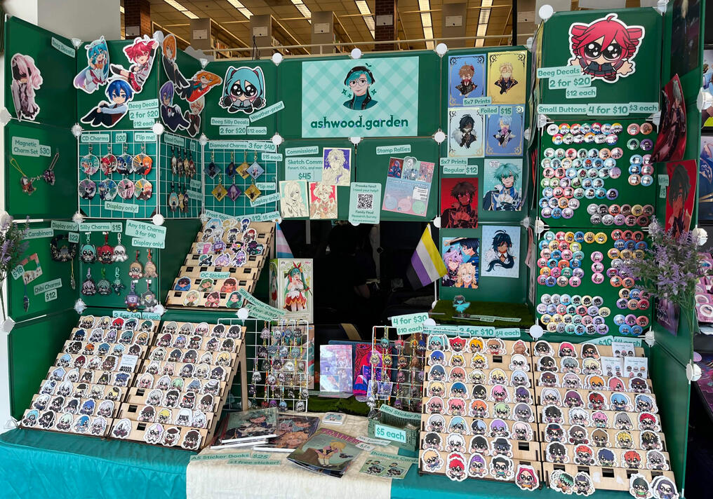booth display for anime arbor 2026