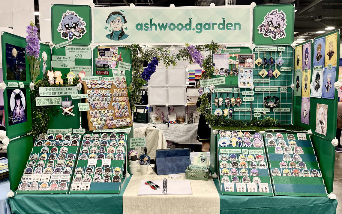 booth display for galaxycon columbus 2025